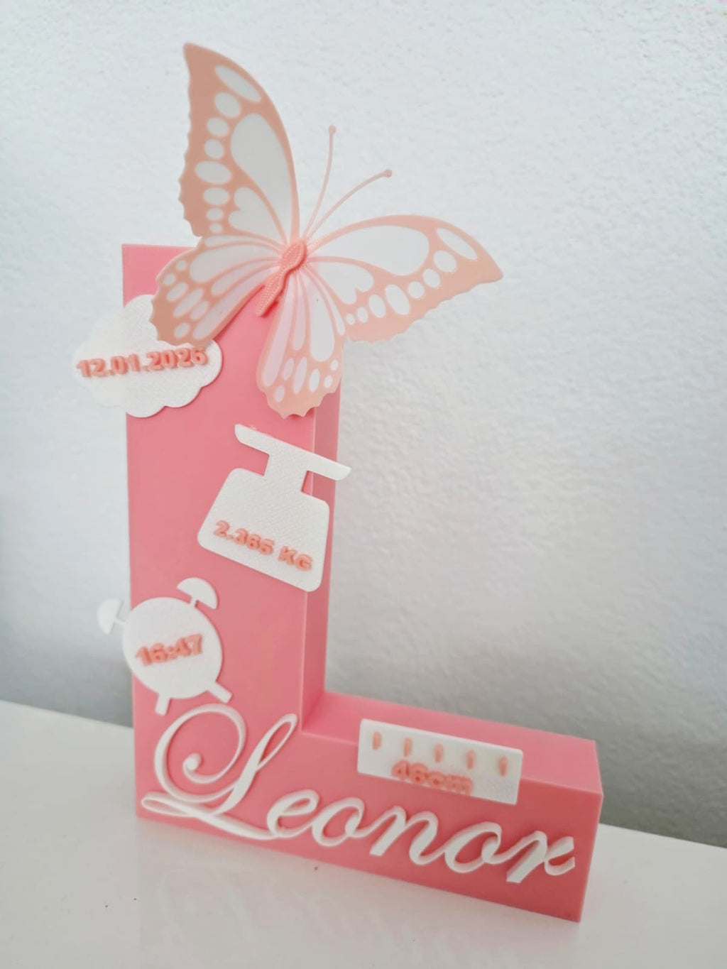 Letras Personalizadas Decorativas 3D