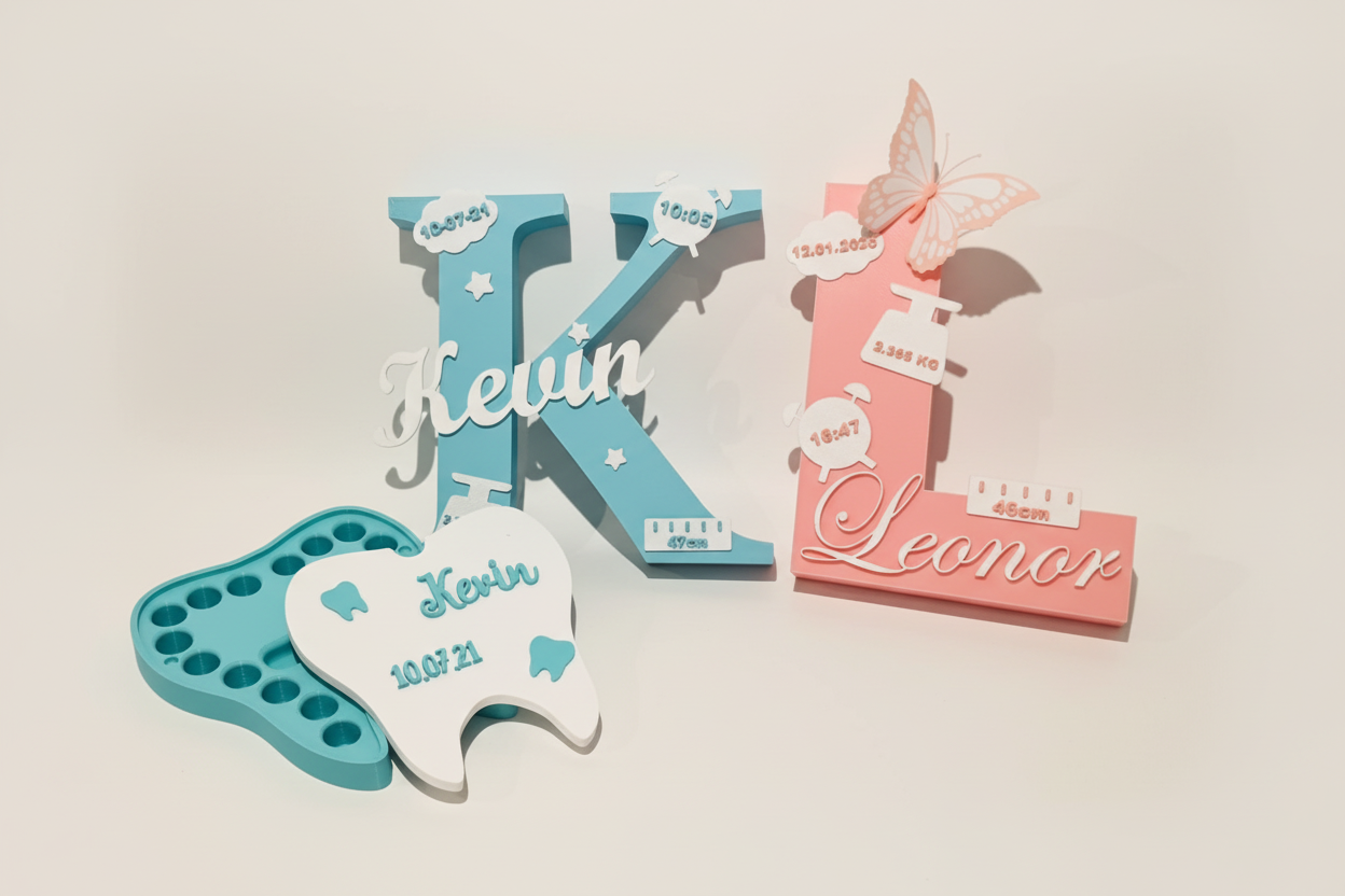 Composição com as 3 peças originais em fundo branco