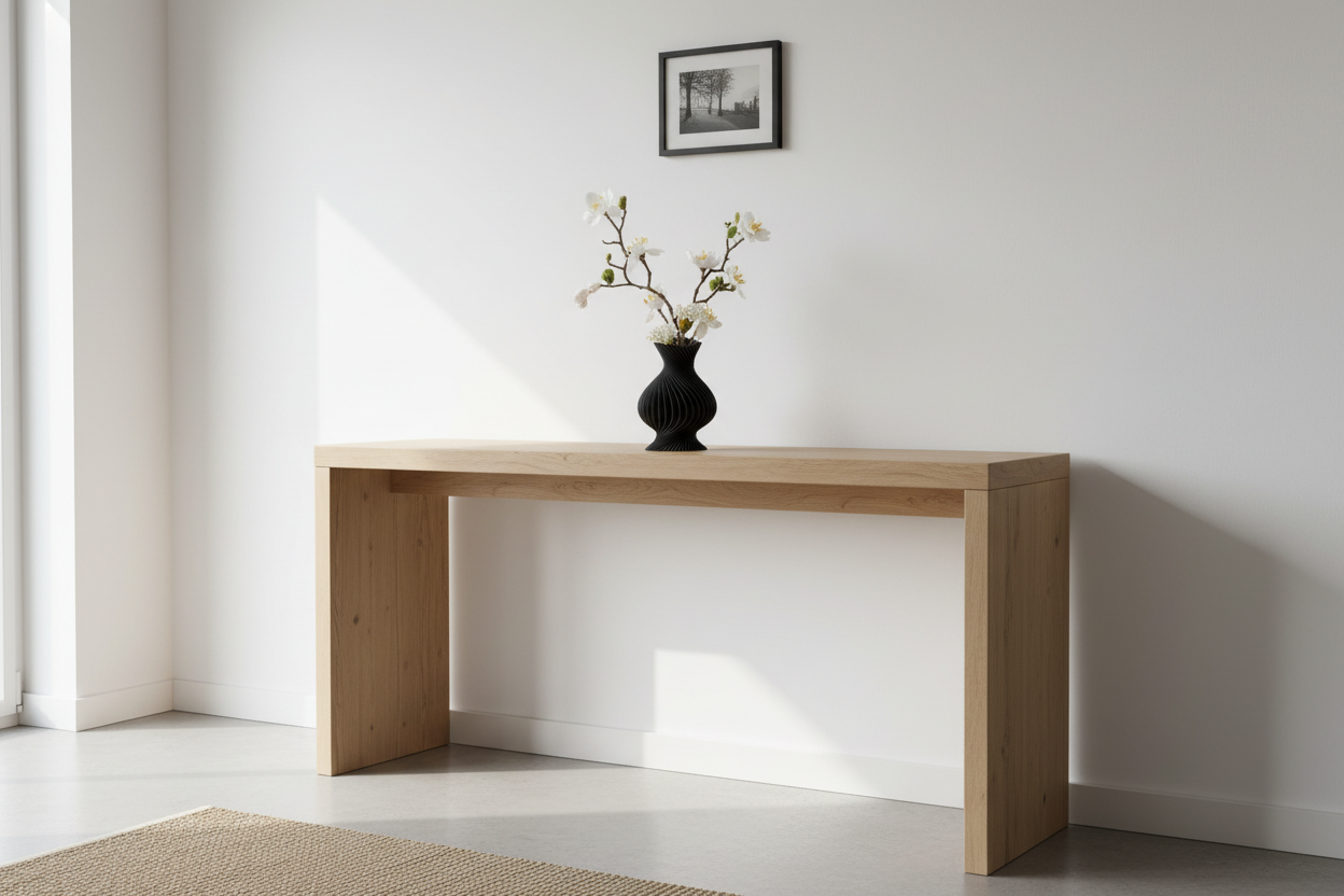 Vaso em ambiente minimalista