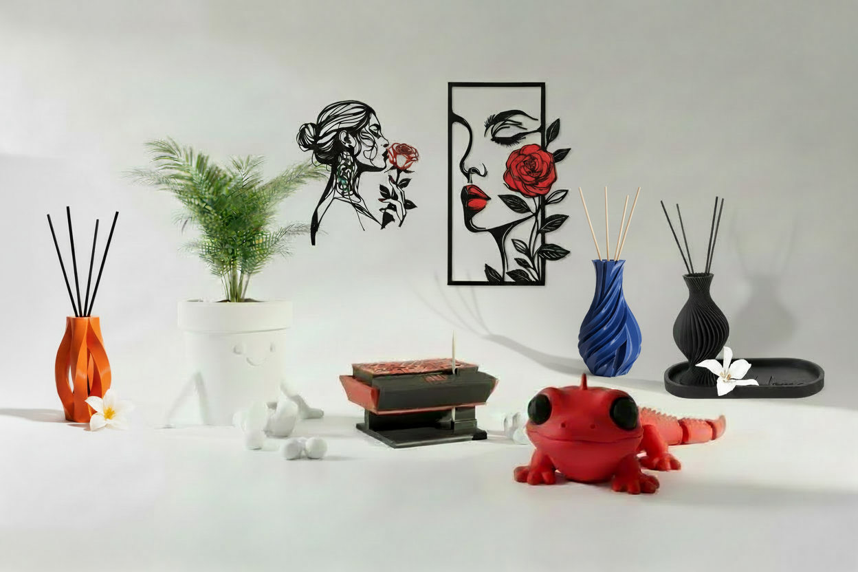 Imagem completa com três vasos