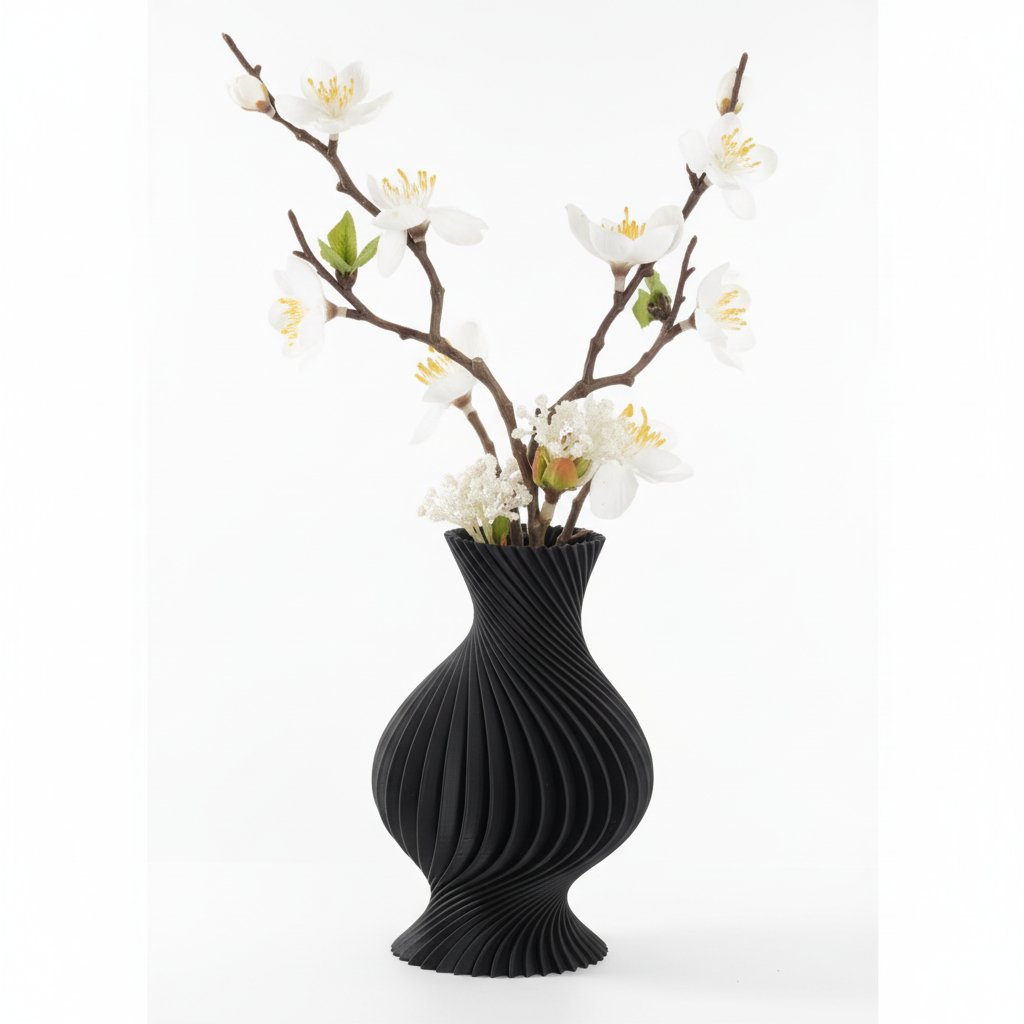 Vaso com flores brancas - versão corrigida